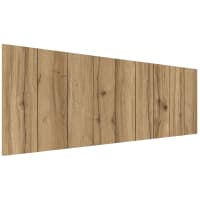 NOVA - Cabecero cama 150x60 cm, imitación madera, mdf con impresión realista
