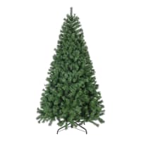 SANTA CLAUS - Sapin de Noël artificiel 210 cm en pvc et métal vert
