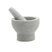 CRUNCHY - Mortier en granit 17 cm en pierre gris
