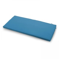 PISCO - Coussin pour canapé polyester bleu pacific 114 x 51,5 x 3 cm