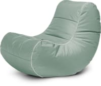 SCUBA - Pouf confort intérieur et extérieur vert sauge 110x70x60cm