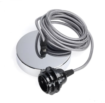 Suspension 1 Fil Electrique En Tissu Metal 3m Hang 1 Maisons Du Monde