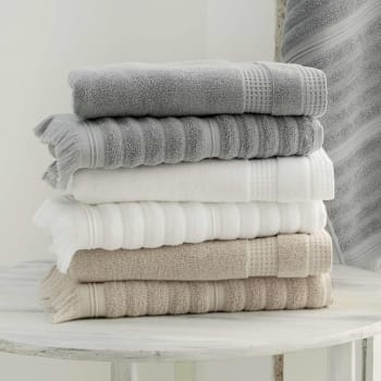 16x21 cm Coton Blanc ZOLLNER Lot de 10 Gant de Toilette