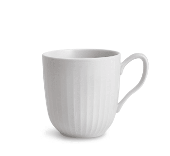 Tasse En Porcelaine Blanche 33cl HAMMERSHOI | Maisons Du Monde