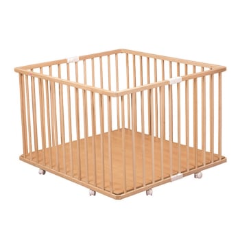 Parc Pliant Bois Naturel Vernis 92xx67 Cm Gaby Maisons Du Monde