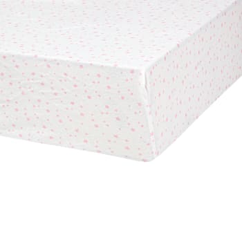 Drap Housse Bebe Rose Coton Maisons Du Monde
