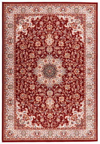 Tappeto in lana tessuto a macchina - rosso - 80x150 cm DOLNA