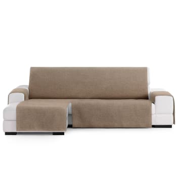 Protector cubre sofá chaiselongue izquierdo 290 beige BRISA | Maisons du  Monde