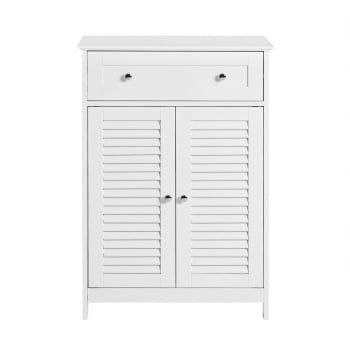 Mueble para Ropa Sucia Armario Multifuncional para Baño con 1 Cesto y 1  Cajón Blanco 40 x 38 x 90 BZR73-W SoBuy ES