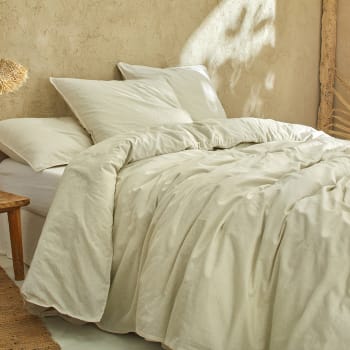 Housse de couette OAXACA terracotta en coton