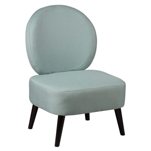 Canapés et fauteuils Fauteuils | Fauteuil  crapaud tissu coloris vert d'eau - UH42715
