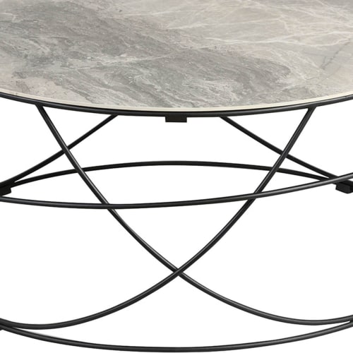 Meubles Tables basses | Table  basse ronde plateau céramique - DW28832
