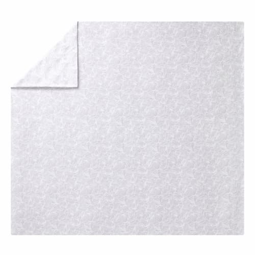 Housse de couette imprimée en coton parme 240x220 SIRÈNE ...
