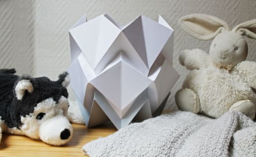 Lampada da Tavolo Origami in Carta - taglia S | Maisons du Monde