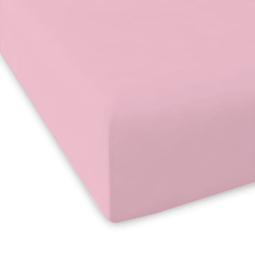Ropa de hogar y alfombras Sábanas bajeras | Sábana bajera de algodón 200x200 rosa - BA10359