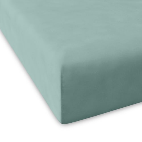 Ropa de hogar y alfombras Sábanas bajeras | Sábana bajera de algodón 100x200 verde - UF90492