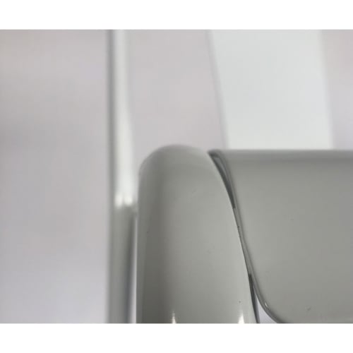 Meubles Chaises | Chaise de café empilable métal brillant blanc - ST92607