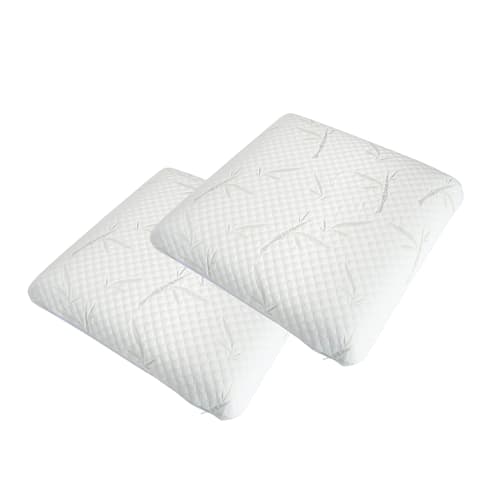 Lot de 2 oreillers 60x60 Fibres creuses LUXOTEL