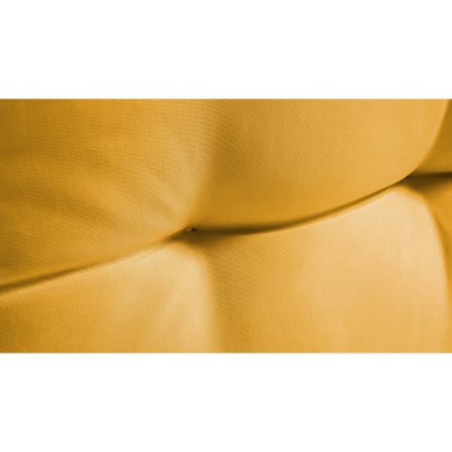 Coussins pour palette matelassés jaune CUZCO