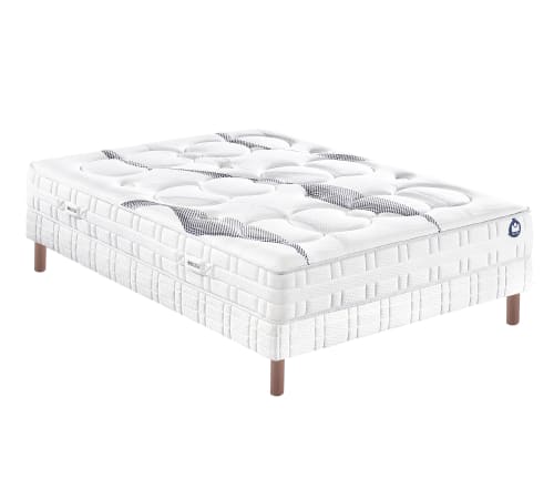 Ensemble Matelas Mousse Tres Ferme Sommier Et Pieds 140x190 Neatness Maisons Du Monde