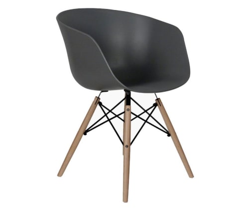 Meubles Chaises | Chaise scandinave design gris - CK99380