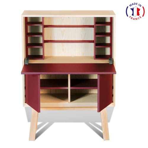 Muebles Escritorios | Escritorio de madera de fresno de 90 cm - ST54725
