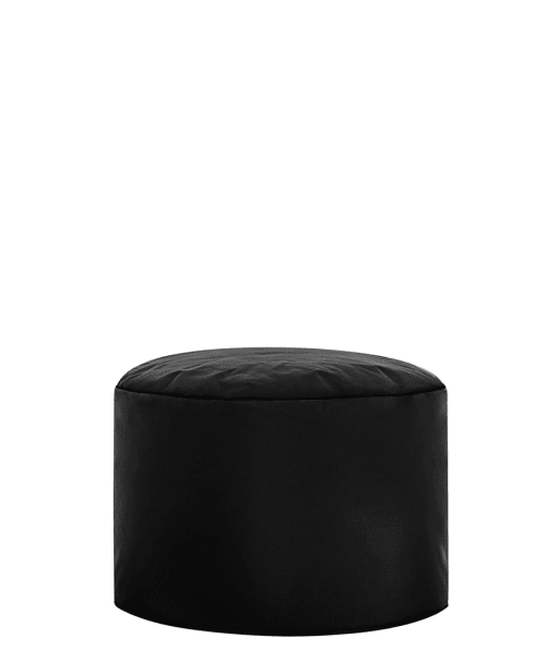 Canapés et fauteuils Poufs | Repose pieds en tissu imperméable noir - ZK96017