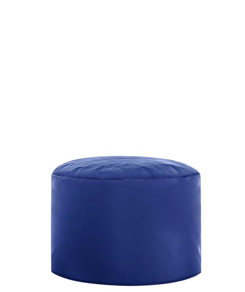 Canapés et fauteuils Poufs | Repose pieds en tissu imperméable bleu - LC15666