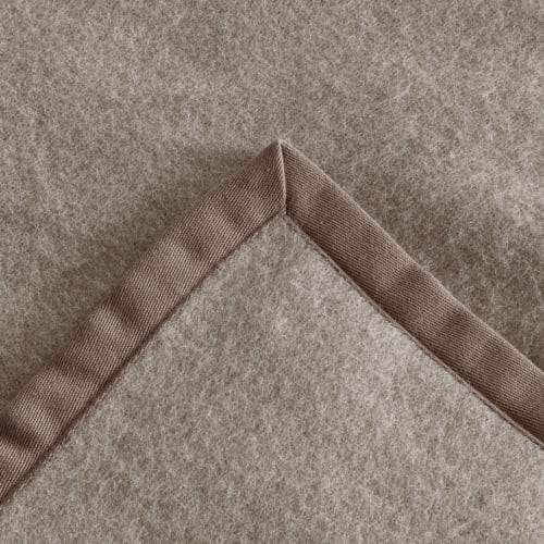 Couverture 240x260 cm pure laine vierge lambswool 360 g/m²