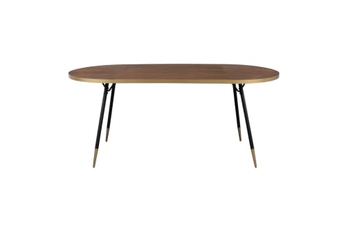 Tavolo ovale in legno marrone DENISE