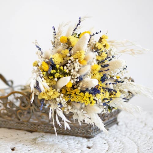 Déco Fleurs séchées | Bouquet de fleurs séchées à base de lavande - GB87349