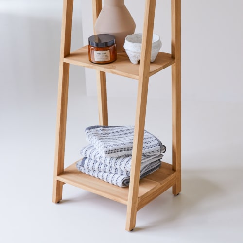 Scaffale a parete in teak 100 cm - Arredo per il bagno - Tikamoon