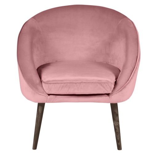 Canapés et fauteuils Fauteuils | Fauteuil velours rose - WM88795