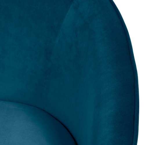 Canapés et fauteuils Fauteuils | Fauteuil velours bleu foncé - JA62853
