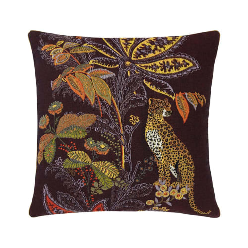 Housse De Coussin Coton Grenat 45 X 45 Cm Indienne Maisons Du Monde