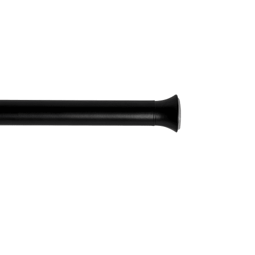 Barre de tension à rideaux ext. 91.4 à 137.1cm D22mm noir