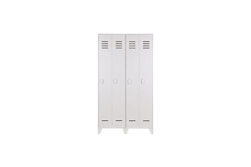 Meubles Armoires | Armoire 2 portes en pin fsc blanc - HQ83562