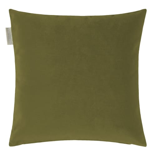 Housse De Coussin 40x40 Cm Vert Olive Dario Maisons Du Monde