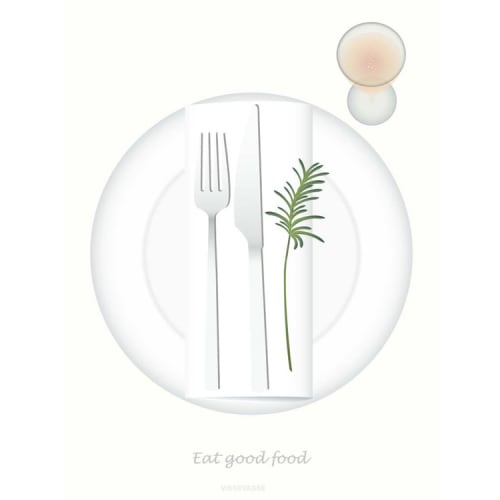 Déco Affiches | Affiche murale eat good food 50x70cm - NE01219
