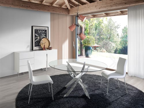 Mesa de jardín de terrazo premium gris 90 cm - Muebles de jardín - Tikamoon