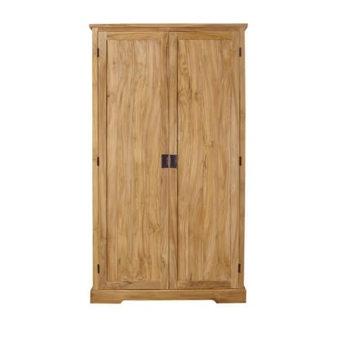 Meubles Armoires | Armoire 2 portes en bois de teck - EH17819