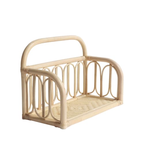 Etagere Murale En Rotin 50cm Rotin Tumpaan Maisons Du Monde