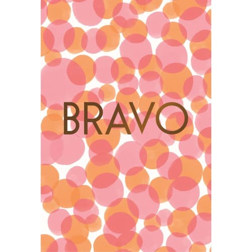 Carte De Voeux Bravo Imprime Rose Orange Maisons Du Monde