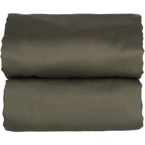 Ropa de hogar y alfombras Sábanas bajeras | Sàbana bajera de satén de algodón caqui de 140x190x30 - MD60255