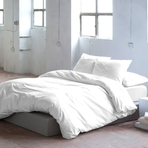 Ropa de hogar y alfombras Fundas nórdicas | Funda nórdica de algodón blanco 140x200 cm - WS75569