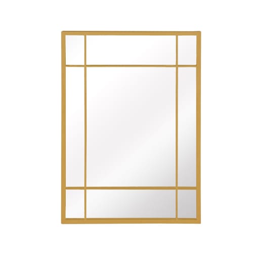 Déco Miroirs | Miroir verrière Wallis en métal -67x 97 cm - FI97715