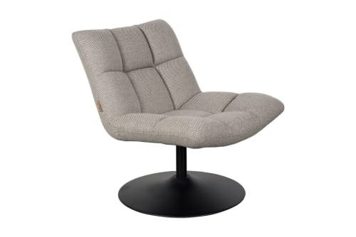 Canapés et fauteuils Fauteuils | Fauteuil lounge en tissu gris - CL84030