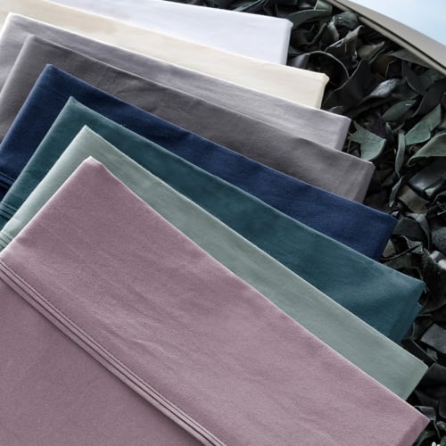 Ropa de hogar y alfombras Sábanas bajeras | Sábana bajera de algodón percal azul marino 180x200 cm - NG43139