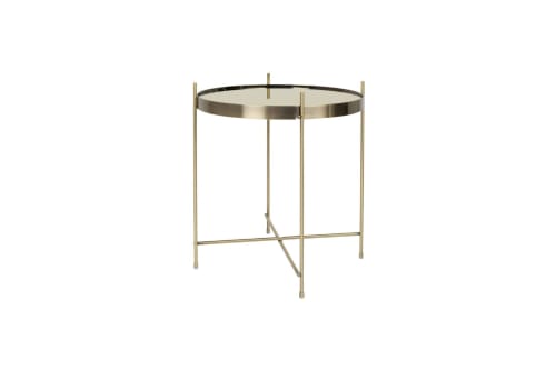 Meubles Tables basses | Table basse design ronde Small or - KS57700