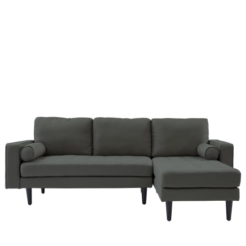 Canapés et fauteuils Canapés d'angle | Canapé d'angle réversible en tissu gris - MV59417